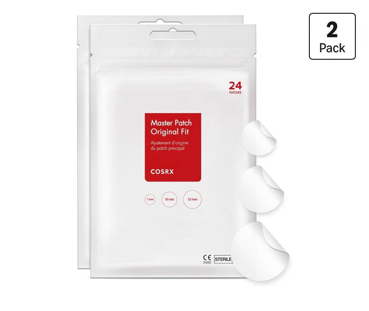 COSRX Acne Pimple Master Patch – Hydrocolloid Spot Patches, 3 Sizes, 48 Count,