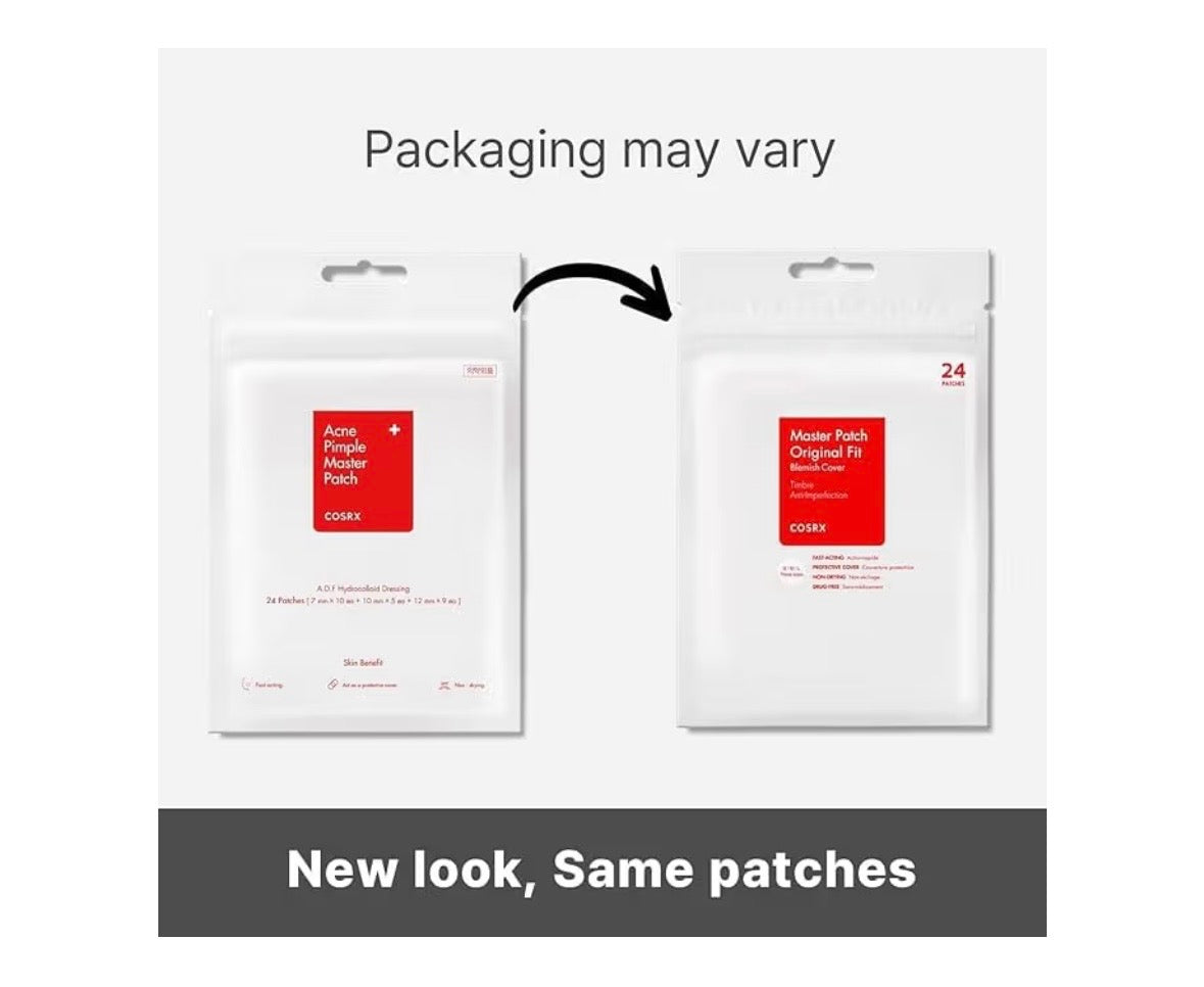 COSRX Acne Pimple Master Patch – Hydrocolloid Spot Patches, 3 Sizes, 48 Count,